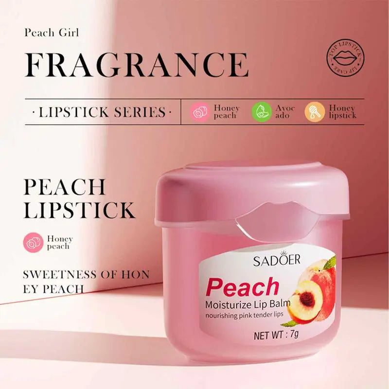 Honey Avocado Peach Moisturizing Lip Balm