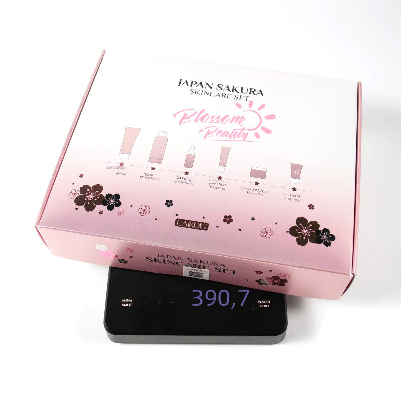 LAIKOU Cherry Blossom Skincare Set - 6 Pieces