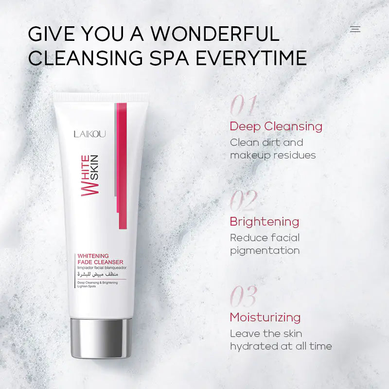 LAIKOU Niacinamide Cleansing Foam 80g for Bright Skin