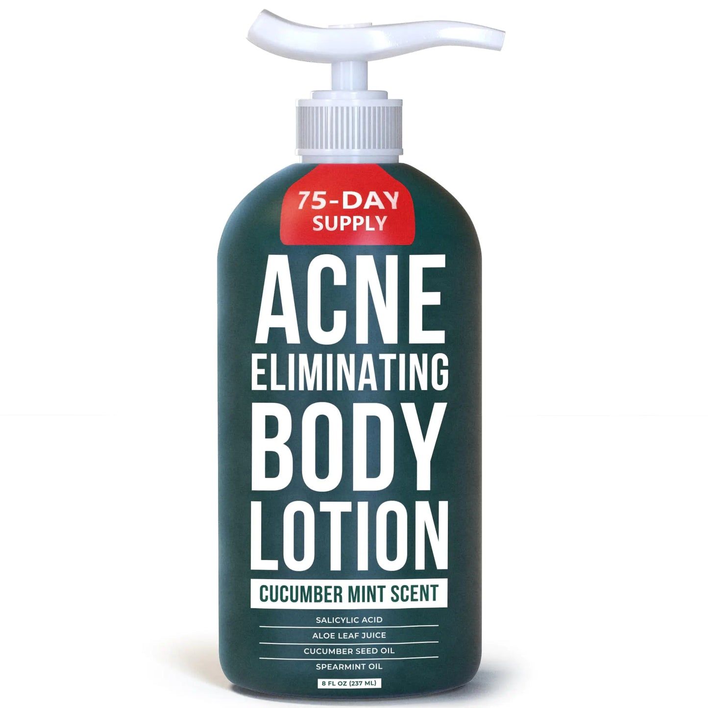 TreeActiv Acne Eliminating Body Lotion 8 fl oz Salicylic Acid Lotion Salicylic Acid Body Acne Treatment Back Acne Treatment Cream for Women and Men Acne Lotion for Body Zit Cream with 2000+ Uses