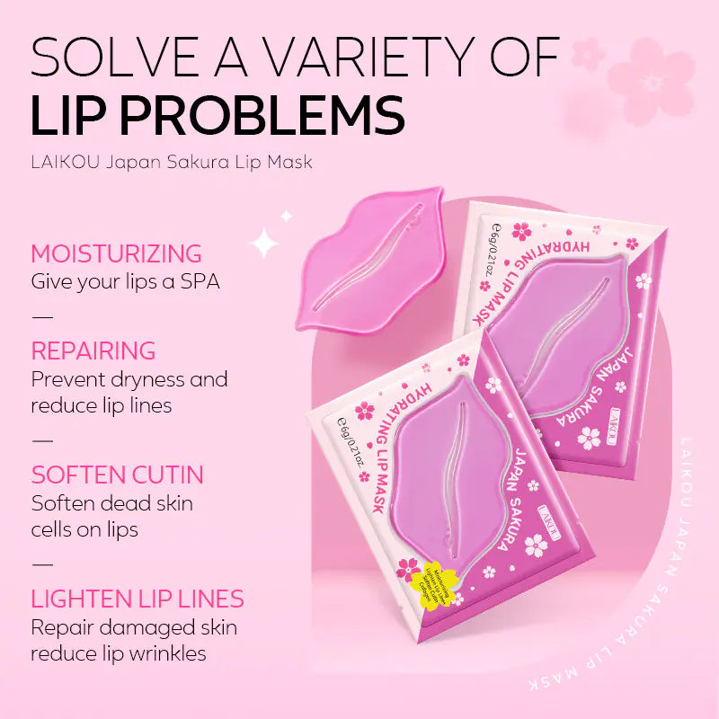 LAIKOU Cherry Blossom Lip Mask 6g Hydrating Makeup