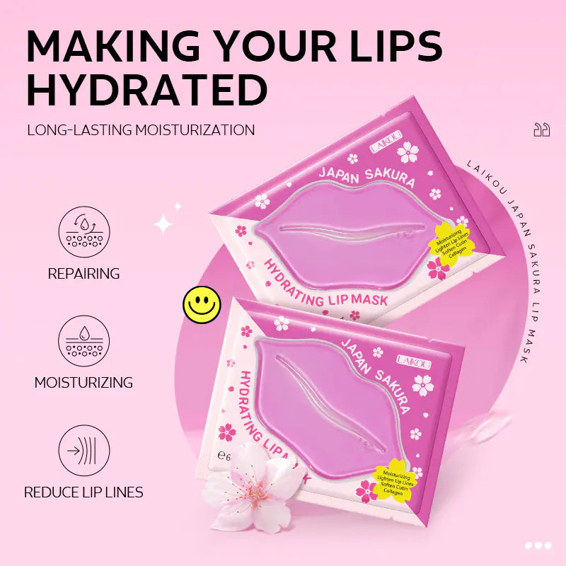 LAIKOU Cherry Blossom Lip Mask 6g Hydrating Makeup