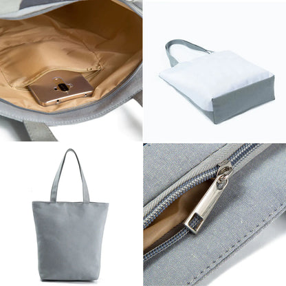 Cat Print Tote Bag - Simple Stylish Shoulder Bag